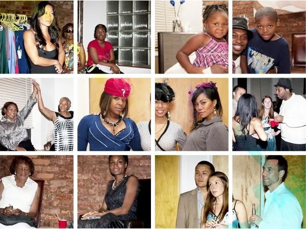 Collage of guests at the Foundation's 2009 annual fundraiser